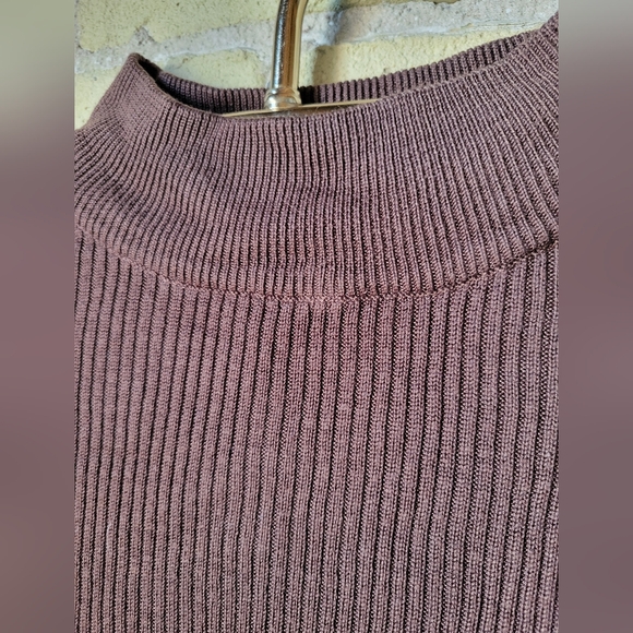 Vintage Studioworks Short-sleeved Knit Turtleneck Brown Womens Size XL - Picture 3 of 7